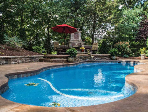 Freeform Shaped Swimming Pools Manufacturer in Indore
